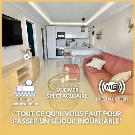 Luxueux Appartement - Vue Mer - Piscine - Free Parking - Monaco 카프다일 외부 사진