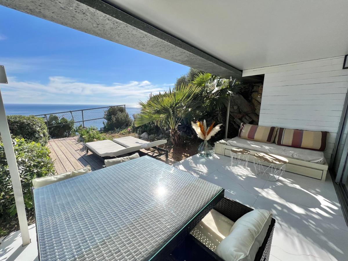 Luxueux Appartement - Vue Mer - Piscine - Free Parking - Monaco 카프다일 외부 사진
