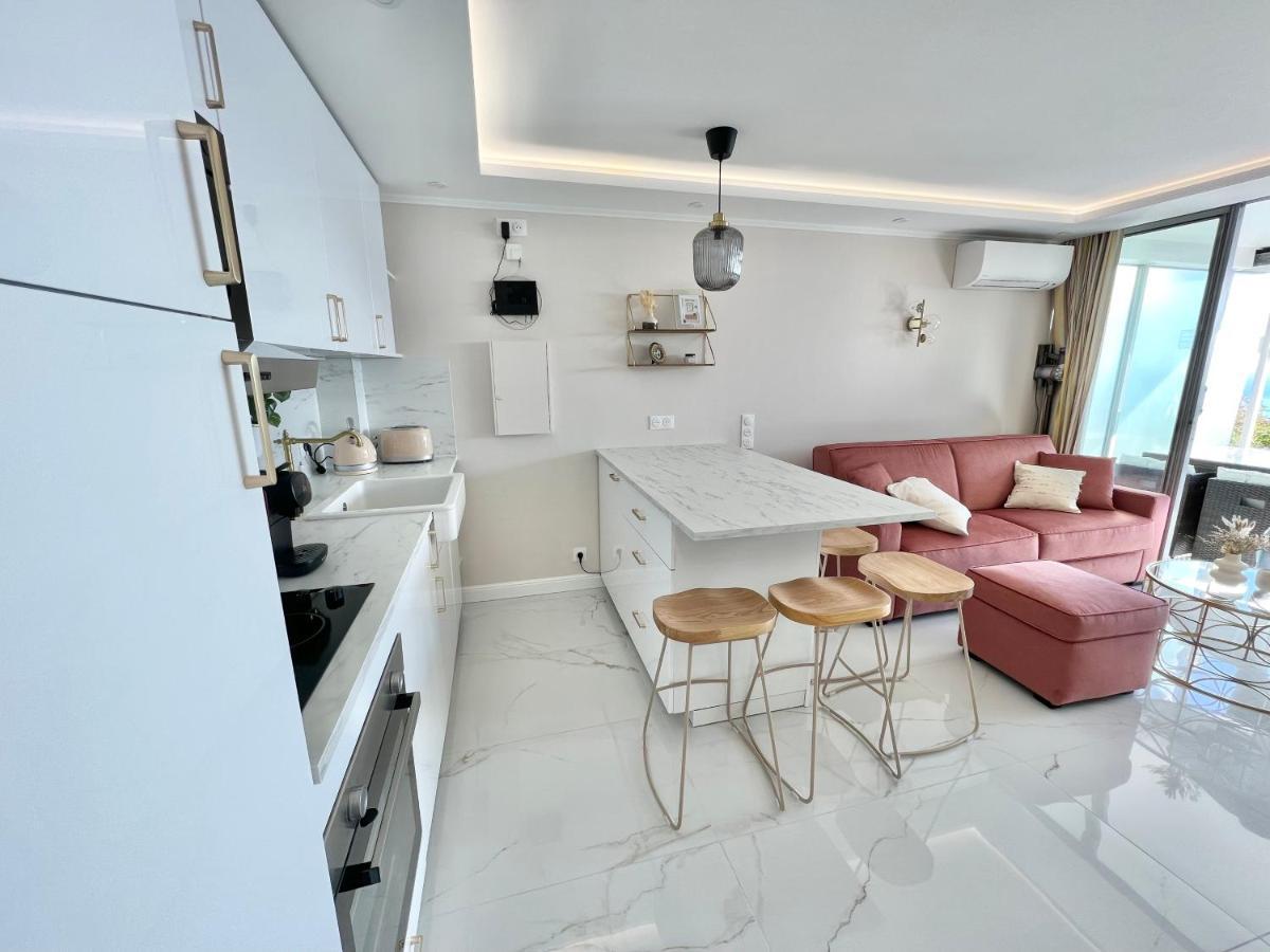 Luxueux Appartement - Vue Mer - Piscine - Free Parking - Monaco 카프다일 외부 사진