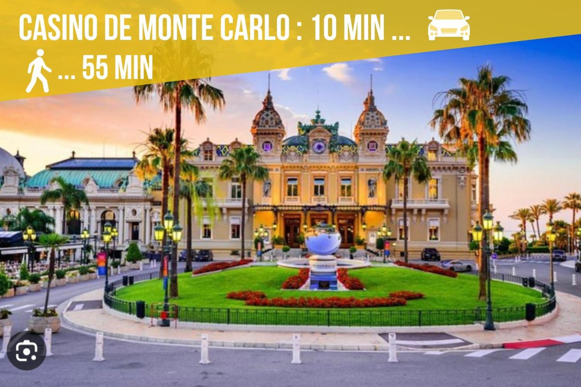 Luxueux Appartement - Vue Mer - Piscine - Free Parking - Monaco 카프다일 외부 사진