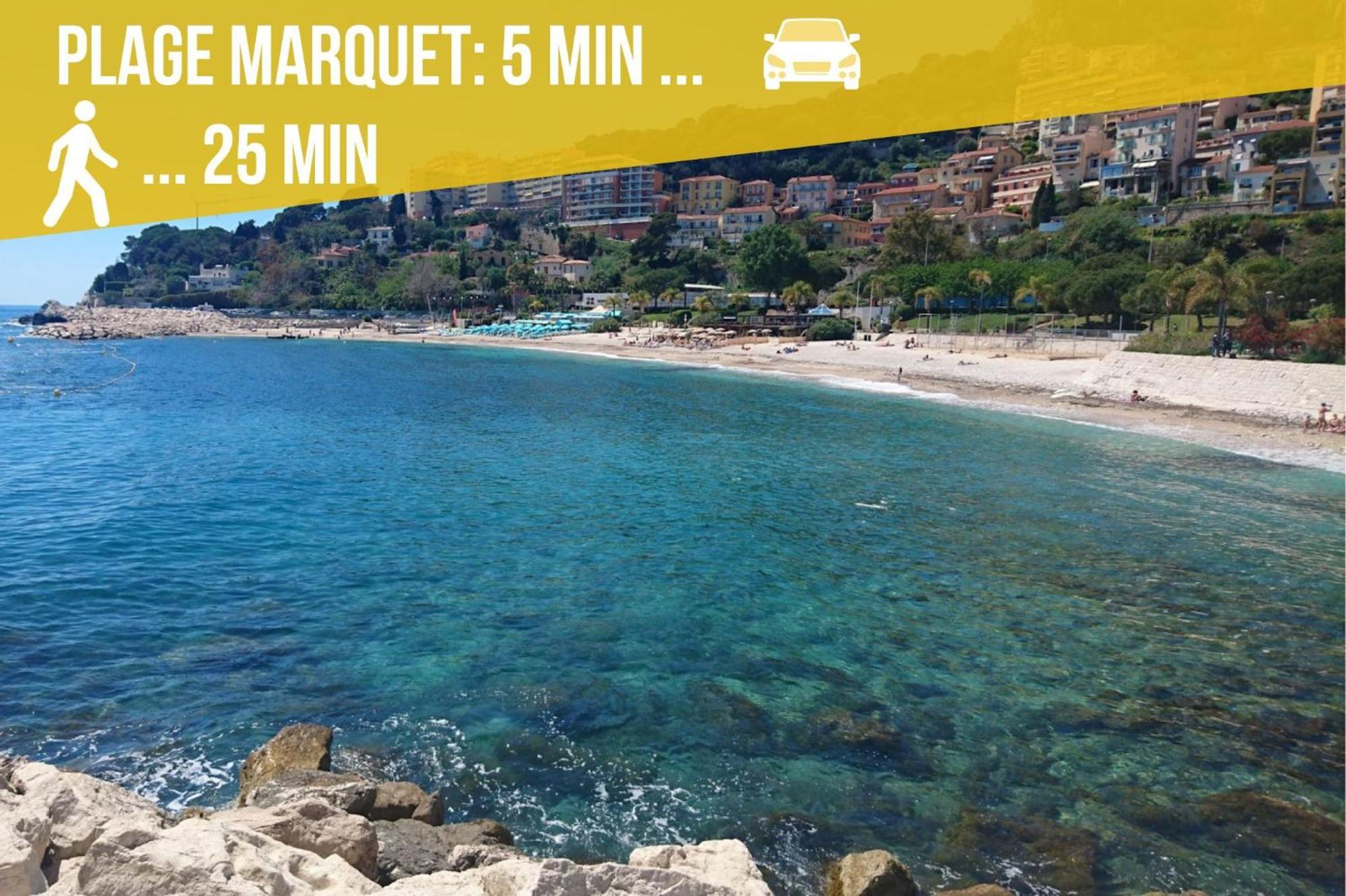 Luxueux Appartement - Vue Mer - Piscine - Free Parking - Monaco 카프다일 외부 사진