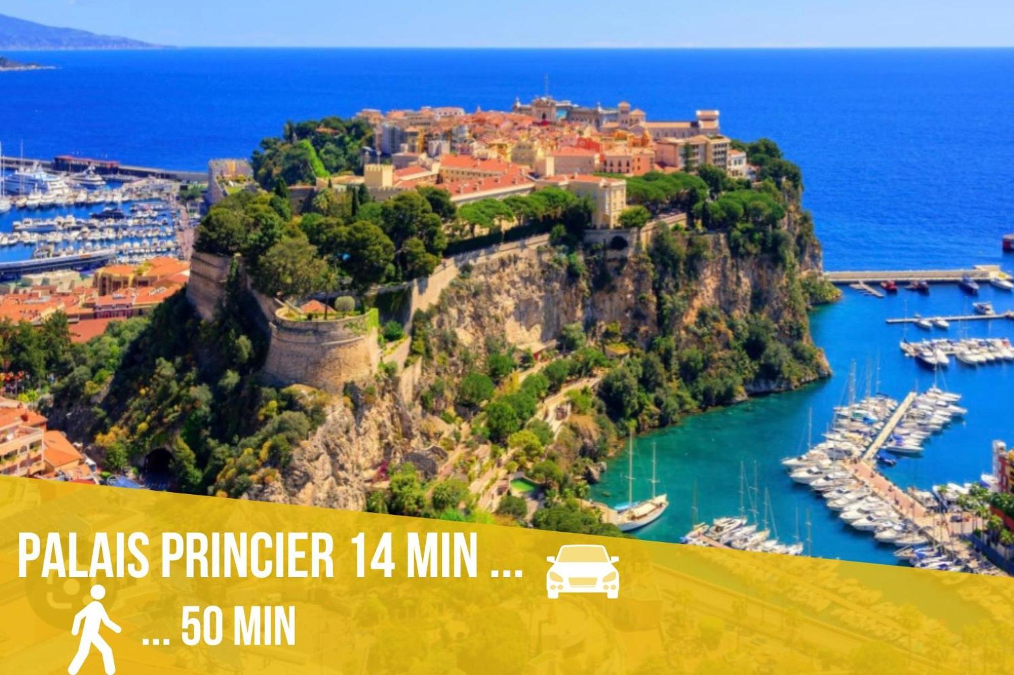 Luxueux Appartement - Vue Mer - Piscine - Free Parking - Monaco 카프다일 외부 사진