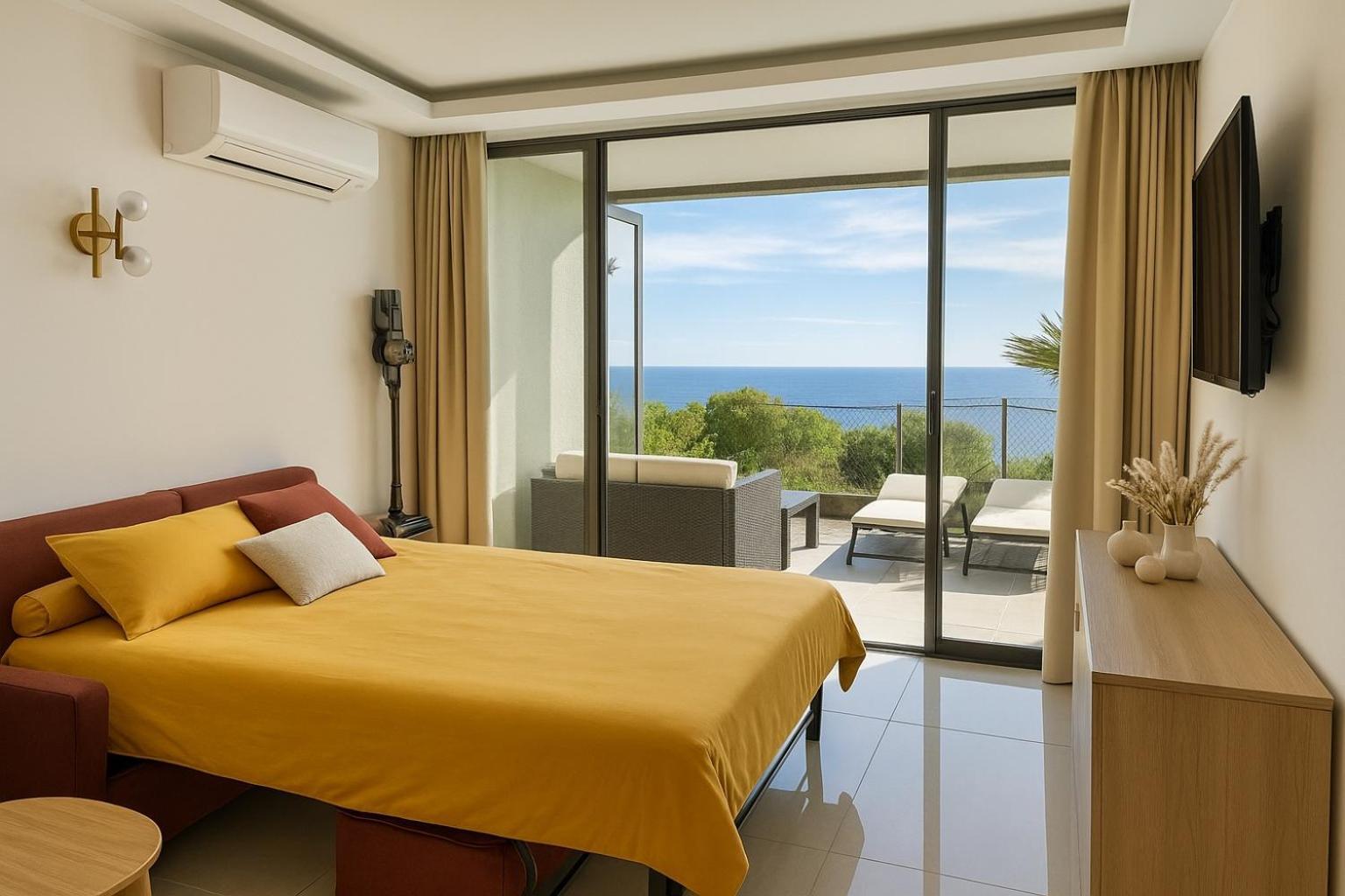 Luxueux Appartement - Vue Mer - Piscine - Free Parking - Monaco 카프다일 외부 사진